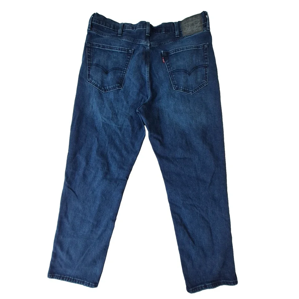 Levi's 511 Slim Fit Jeans Men's 38x32 Dark Wash Stretch Water Less Denim